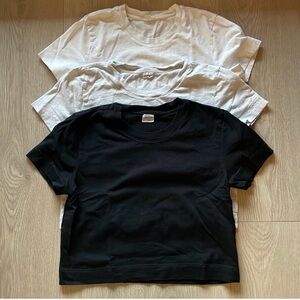 Aritzia Wilfred Free Weekend T Shirt Set of 3